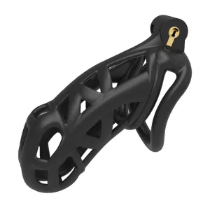 Leto 4.3" Lockable Resin Cock Cage