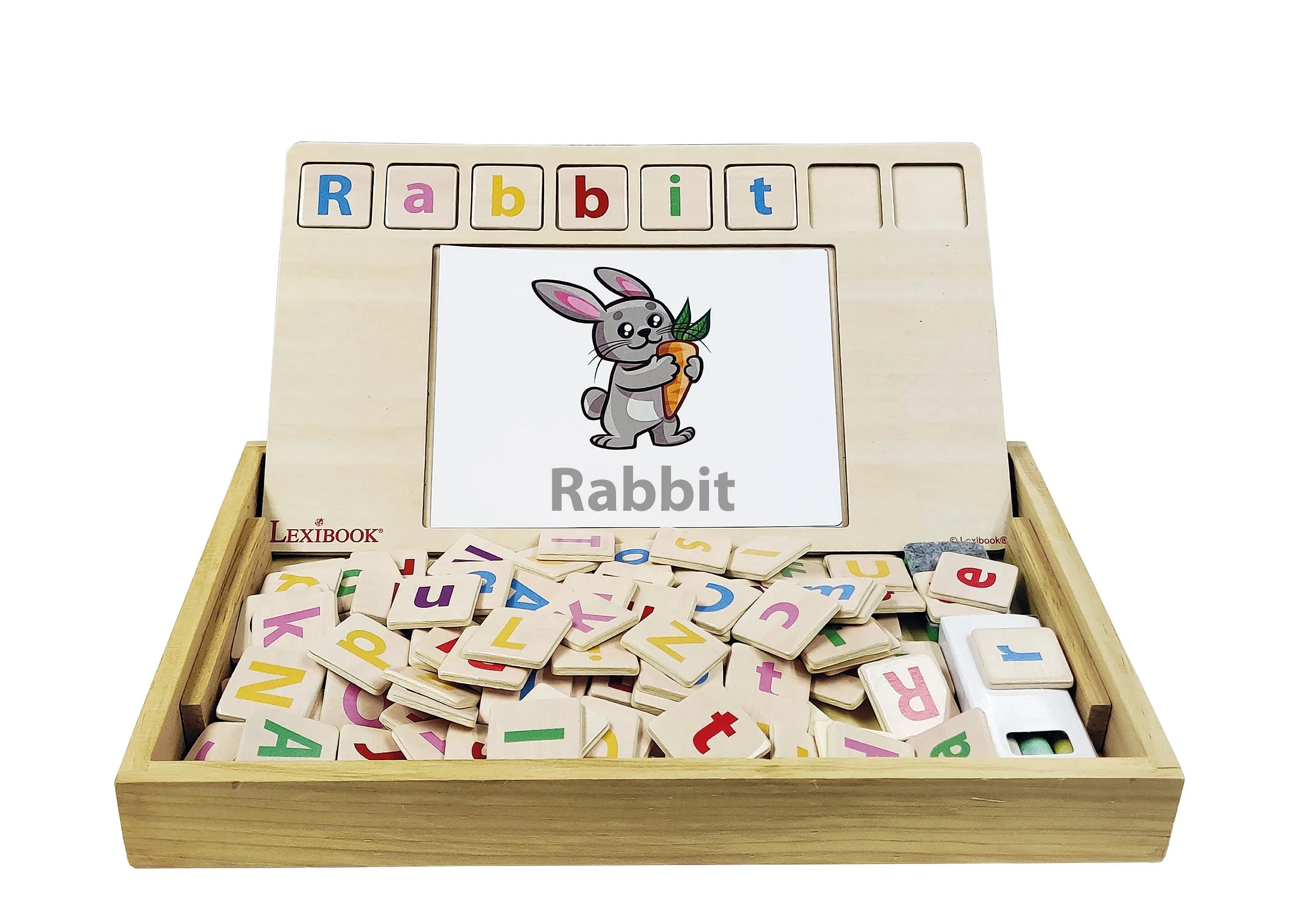 Lexibook Bio Toys Word School - Bilingual Learning Set in English and Spanish