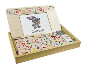 Lexibook Bio Toys Word School - Bilingual Learning Set in English and Spanish