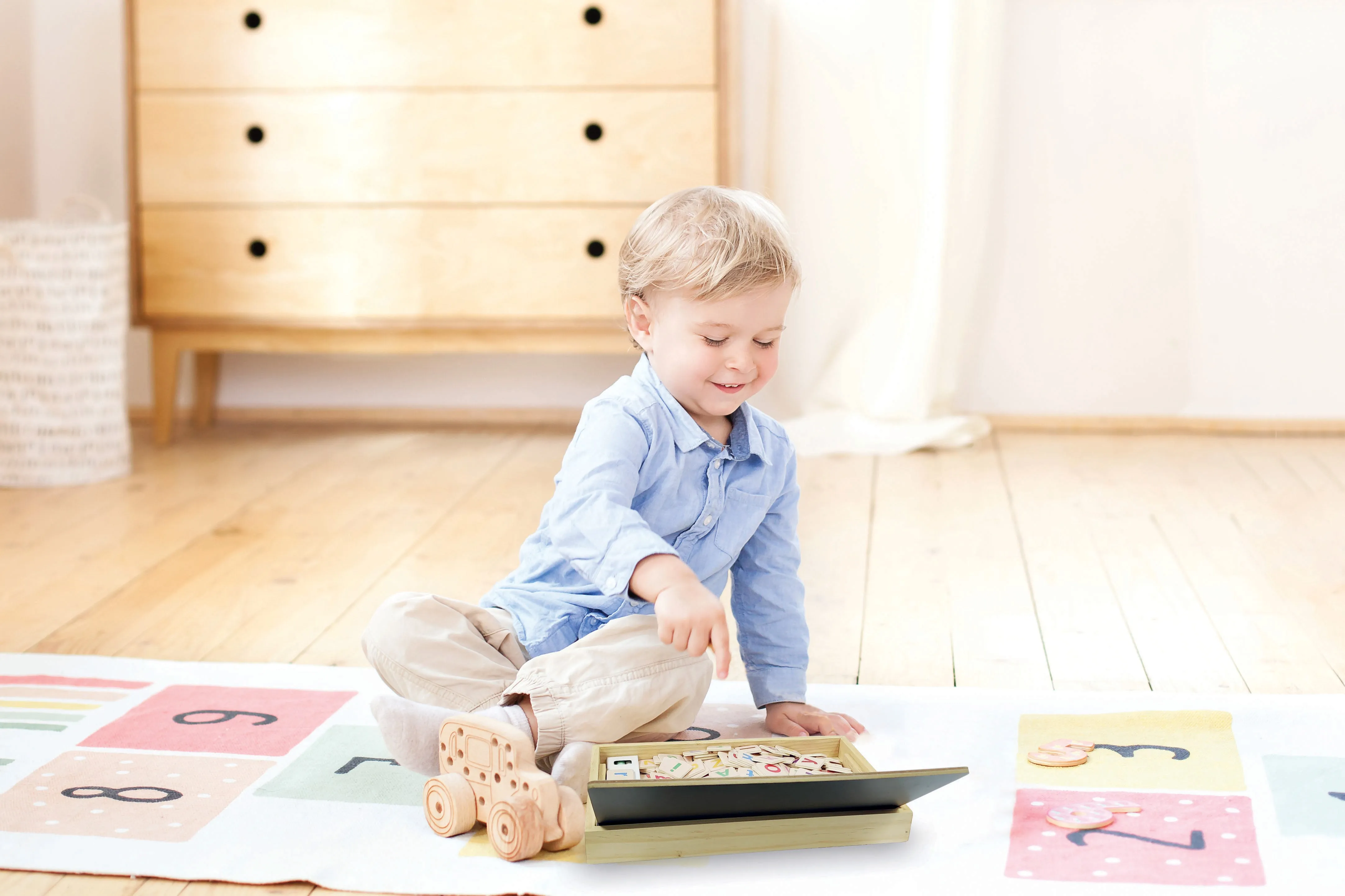 Lexibook Bio Toys Word School - Bilingual Learning Set in English and Spanish