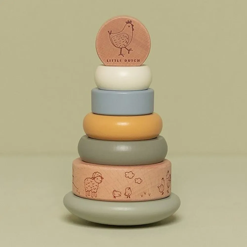 Little Dutch Little Farm Rocking Ring Stacker