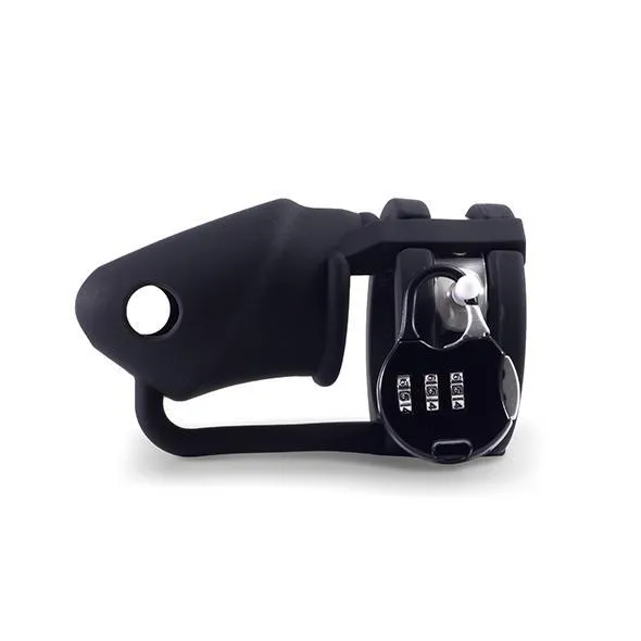 Lock A Willy - Cock Cage and Lock Set (Black)