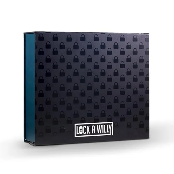 Lock A Willy - Cock Cage and Lock Set (Black)