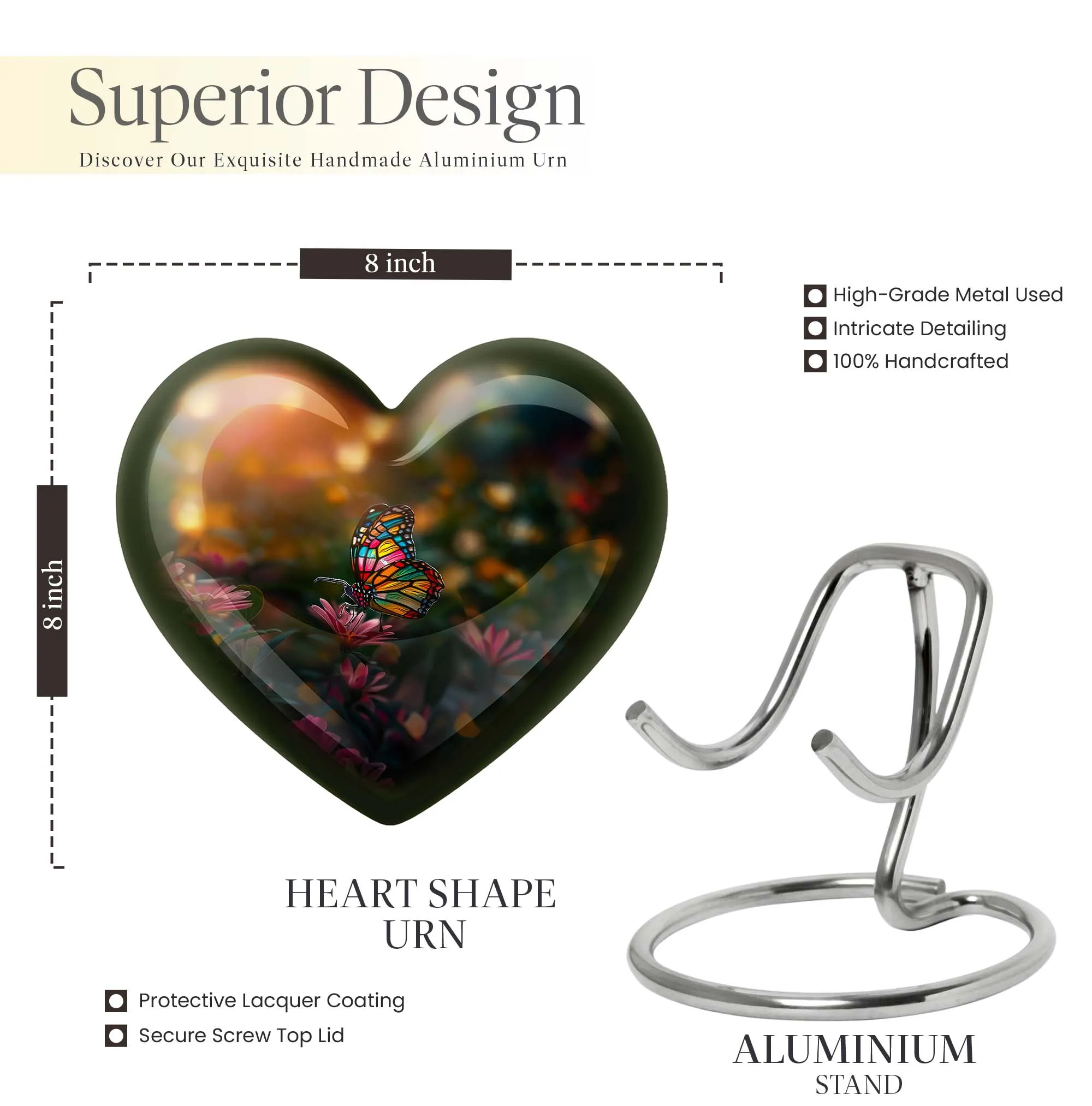 Lovely Butterfly Tribute Ideal Cremation Repository