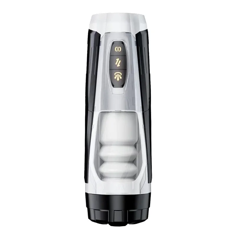 Lurevibe - Mecha Warrior Fully Automatic Aircraft Cup Male Telescopic Sucking