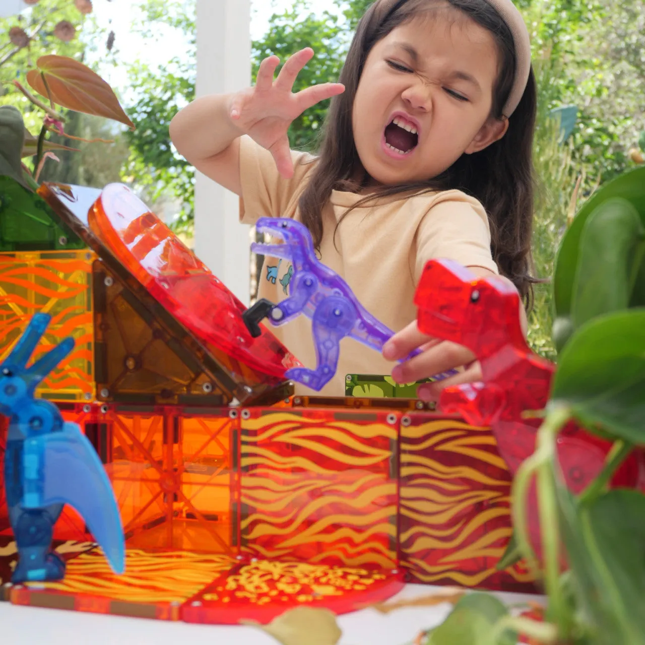 Magna-Tiles® Dino World 40-Piece Set