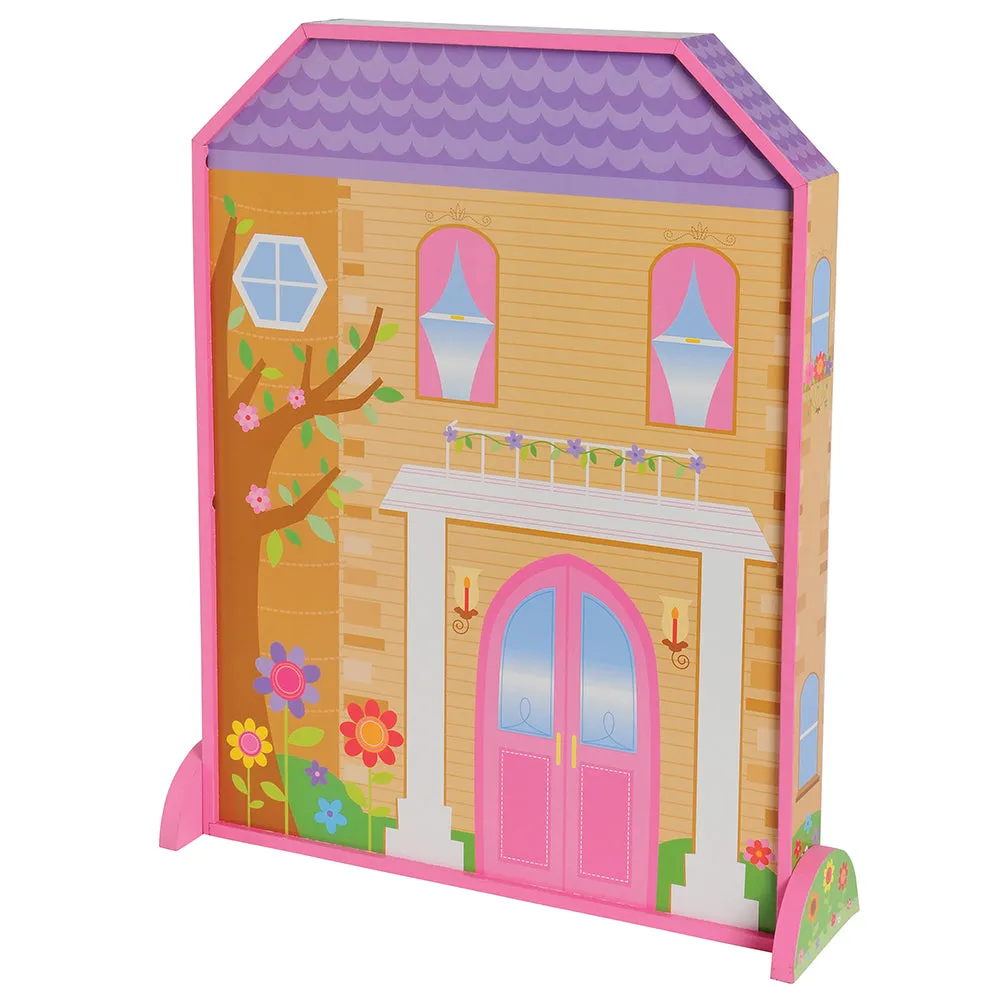 Magnetic Dress-Up Dollhouse with 60 Pieces
