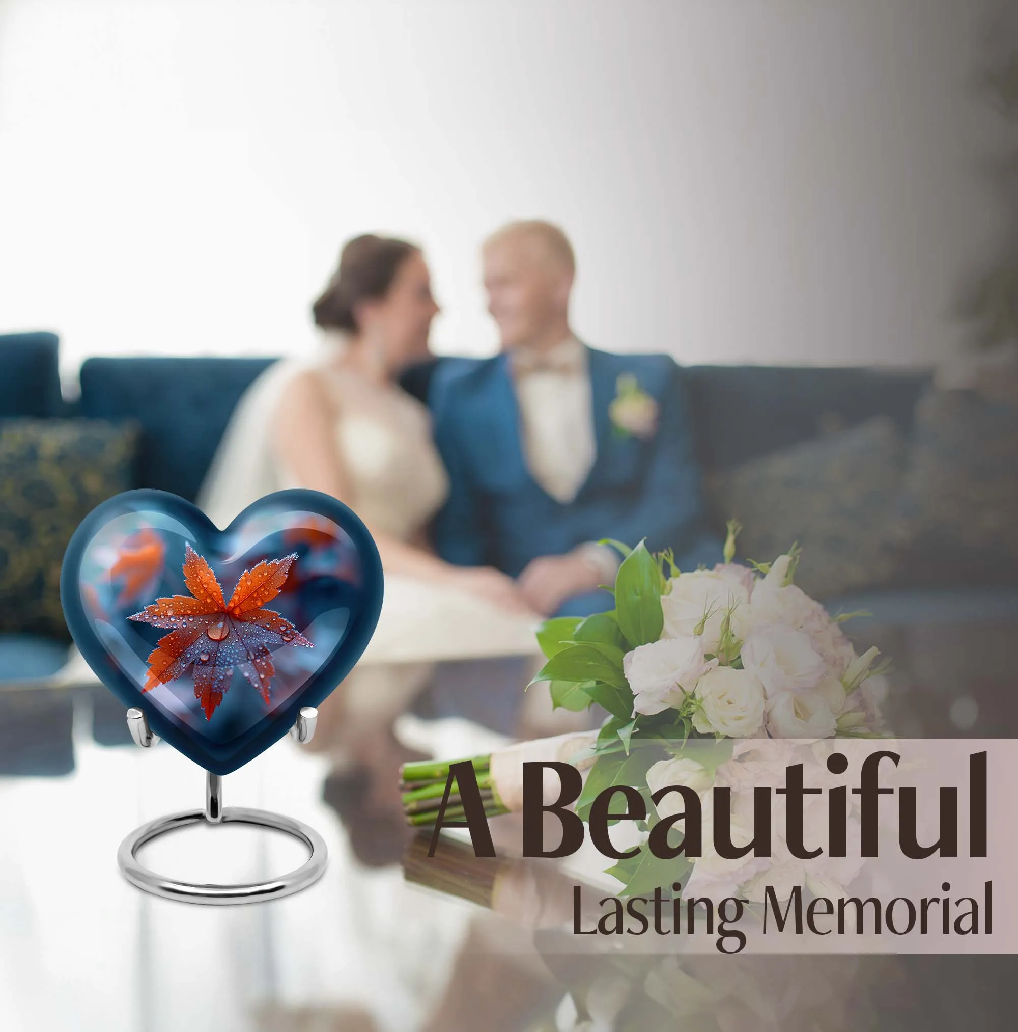 Mapple Leaf Remembrance Urn, a Memorial Tribute for Men
