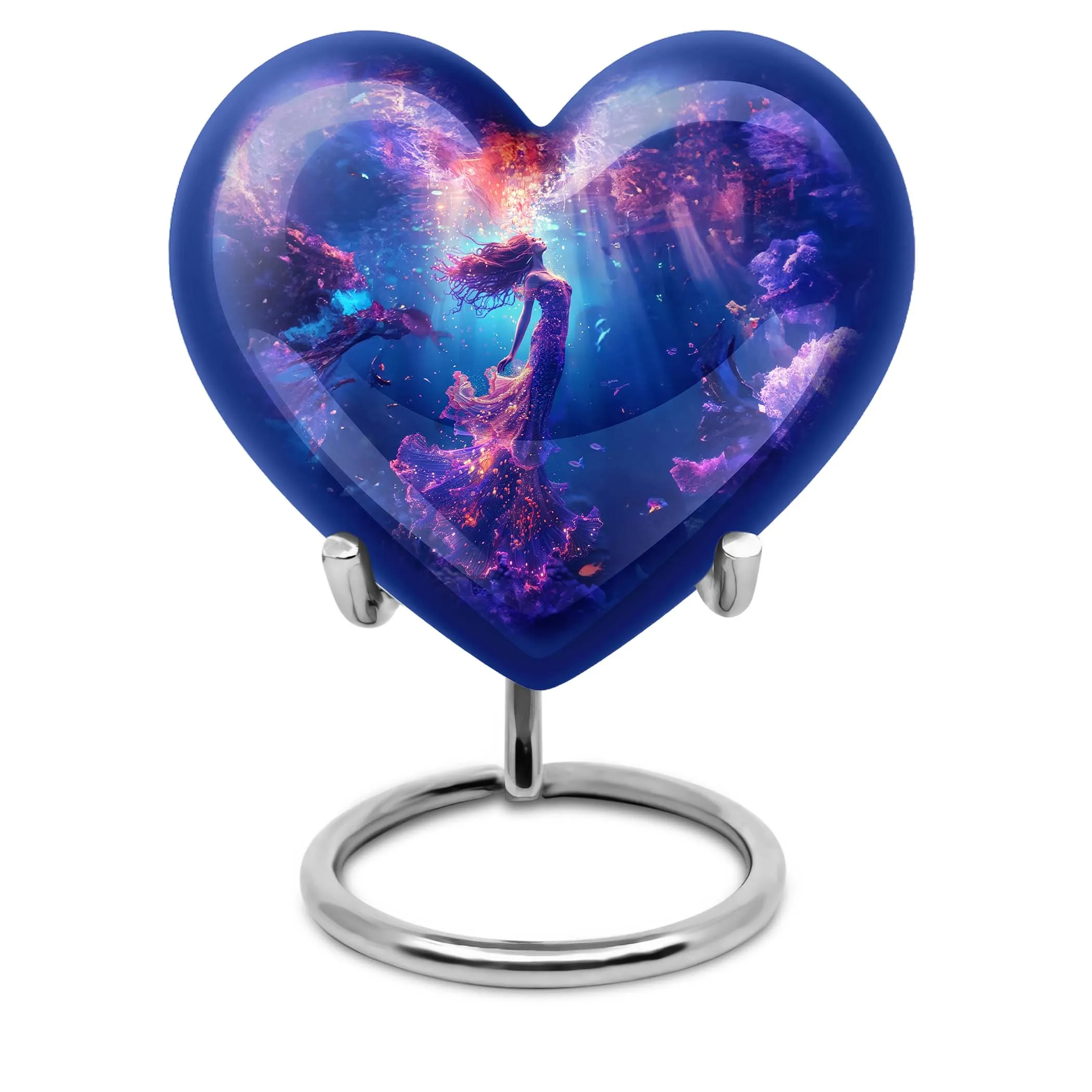 Mermaid Urn: An Elegant Large Cremation Artifact For Ashes