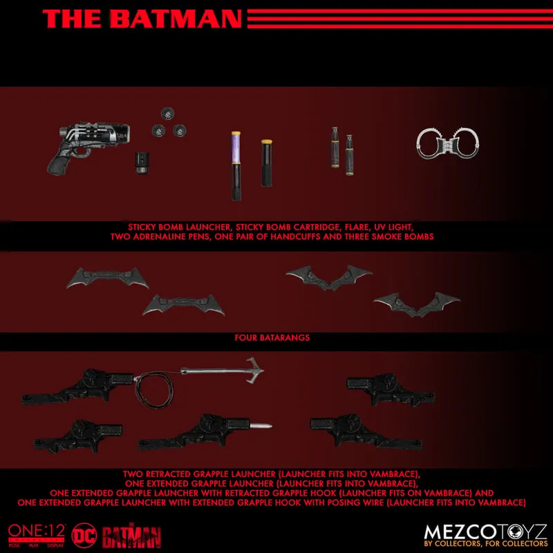 Mezco Toys ONE:12 Collective -  The Batman (2022) - Batman