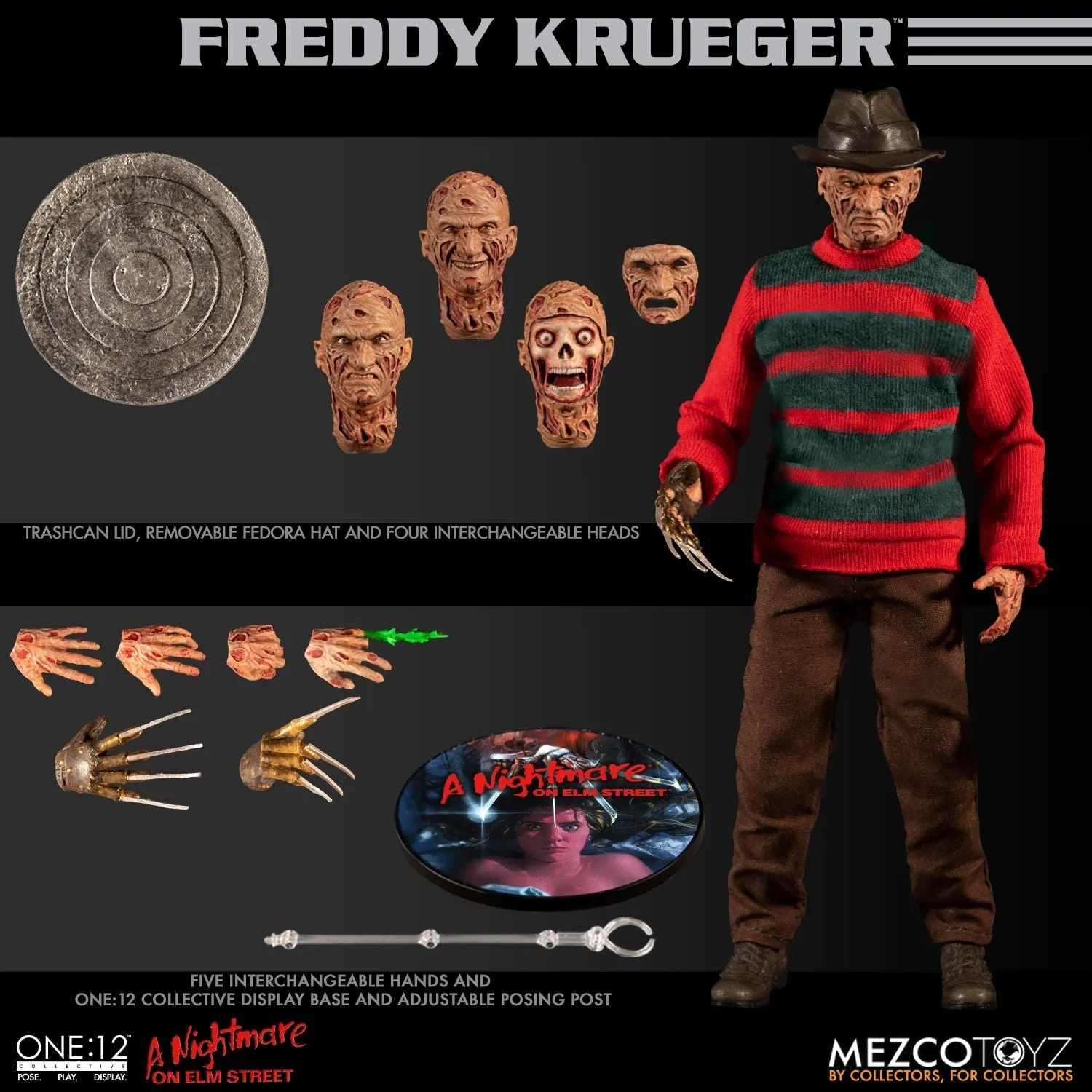 Mezco Toyz ONE:12 Collective: A Nightmare on Elm Street: Freddy Krueger Action Figure