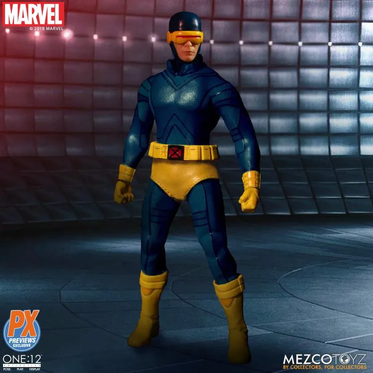 Mezco Toyz ONE:12 Collective: Classic Cyclops PX Exclusive Action Figure