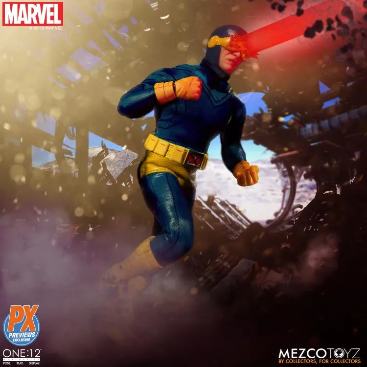 Mezco Toyz ONE:12 Collective: Classic Cyclops PX Exclusive Action Figure
