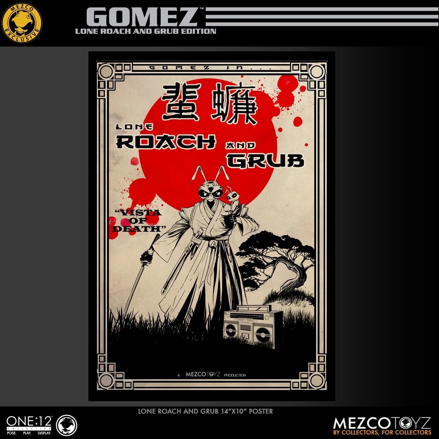 Mezco Toyz ONE:12 Collective: Gomez Lone Roach & Grub Fall Exclusive Action Figure