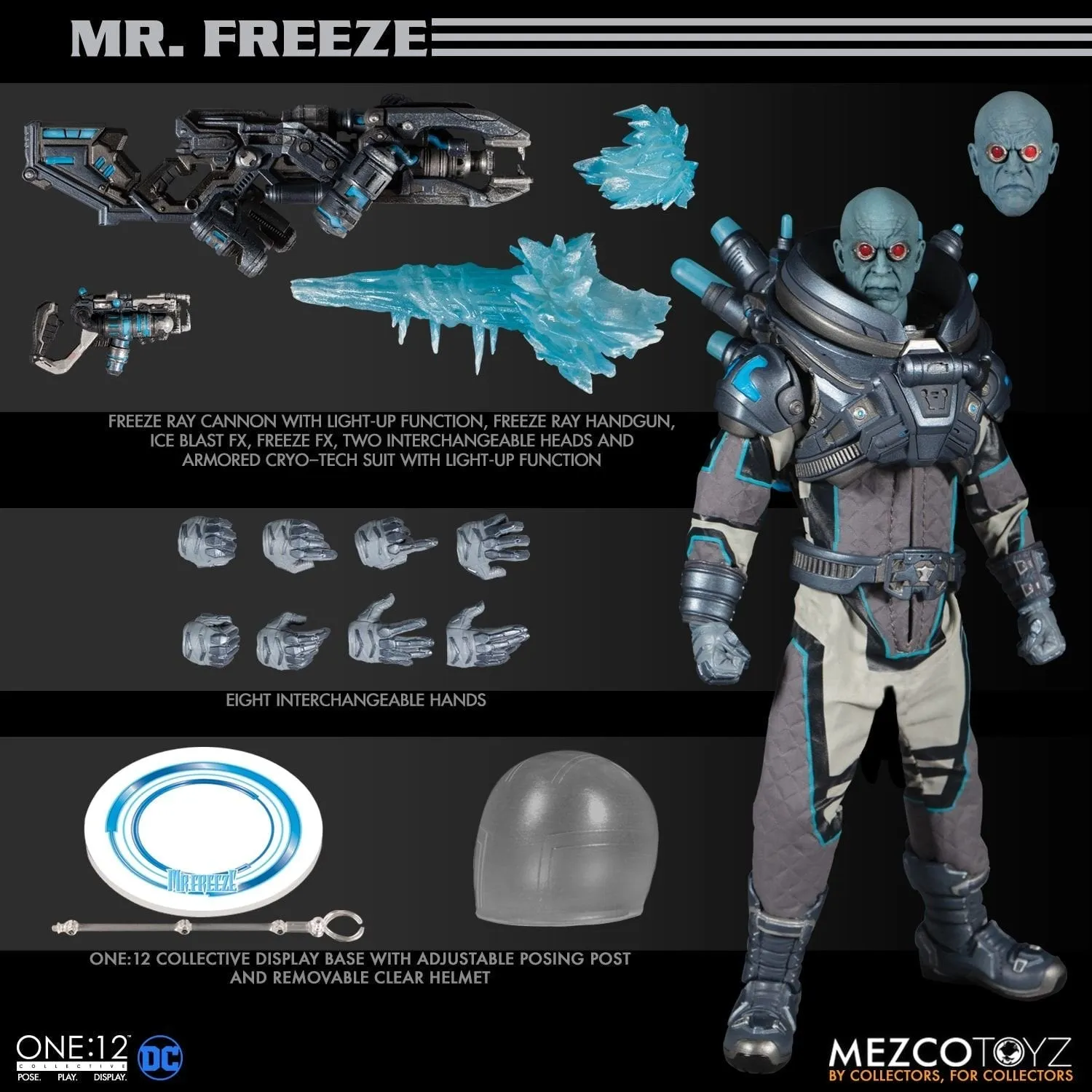 Mezco Toyz ONE:12 Collective Mr. Freeze Deluxe Edition Action Figure