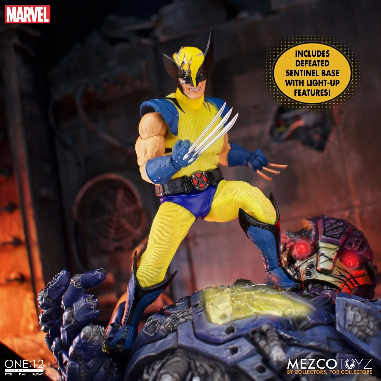 Mezco Toyz ONE:12 Collective Wolverine Deluxe Steel Box Edition Action Figure