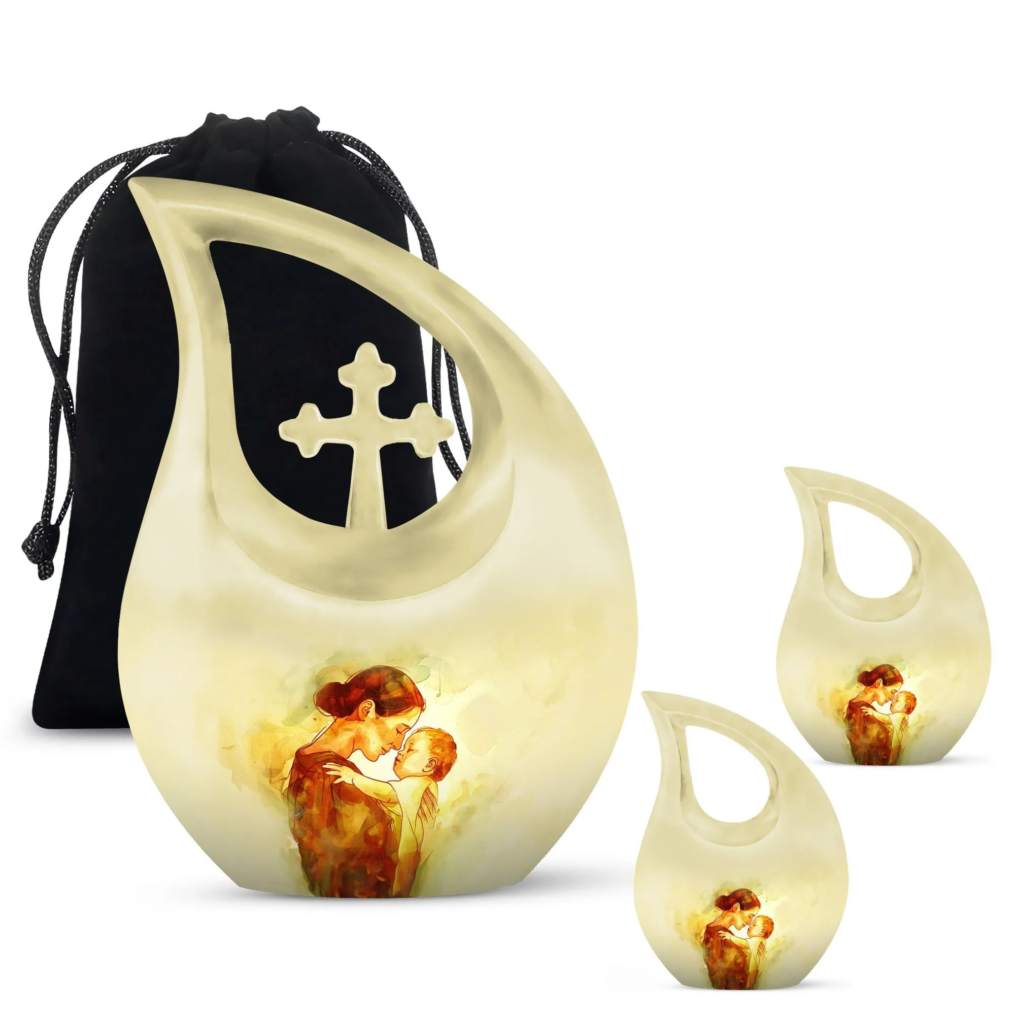 Mother Urn, Adult Cremation Urn For Human Ashes Remans