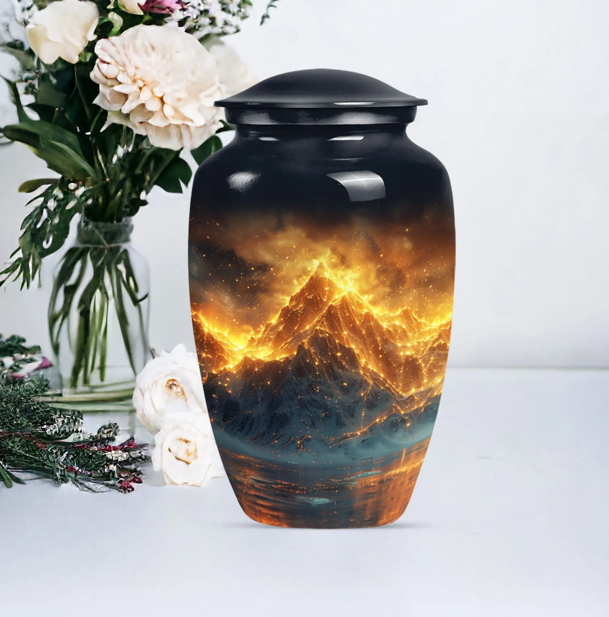 Mountain Majesty Memorial Urn - Lasting Homage for Loved Ones