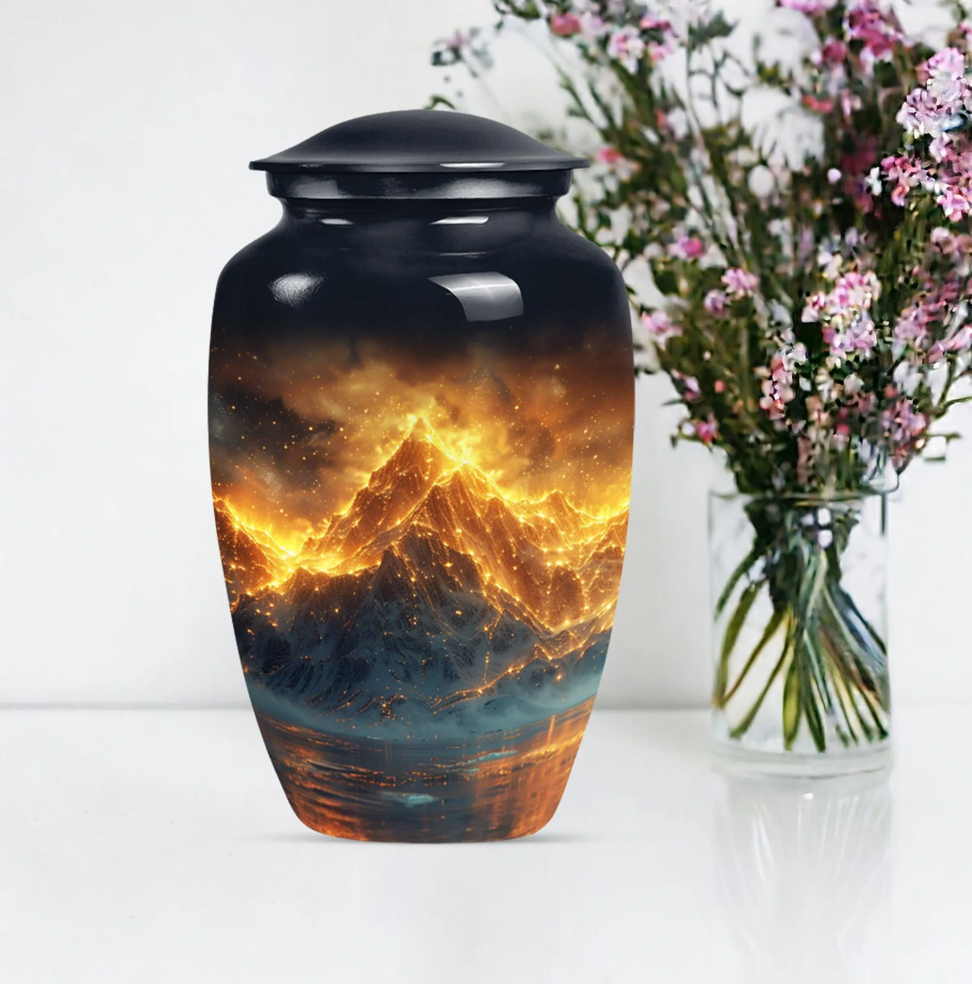Mountain Majesty Memorial Urn - Lasting Homage for Loved Ones