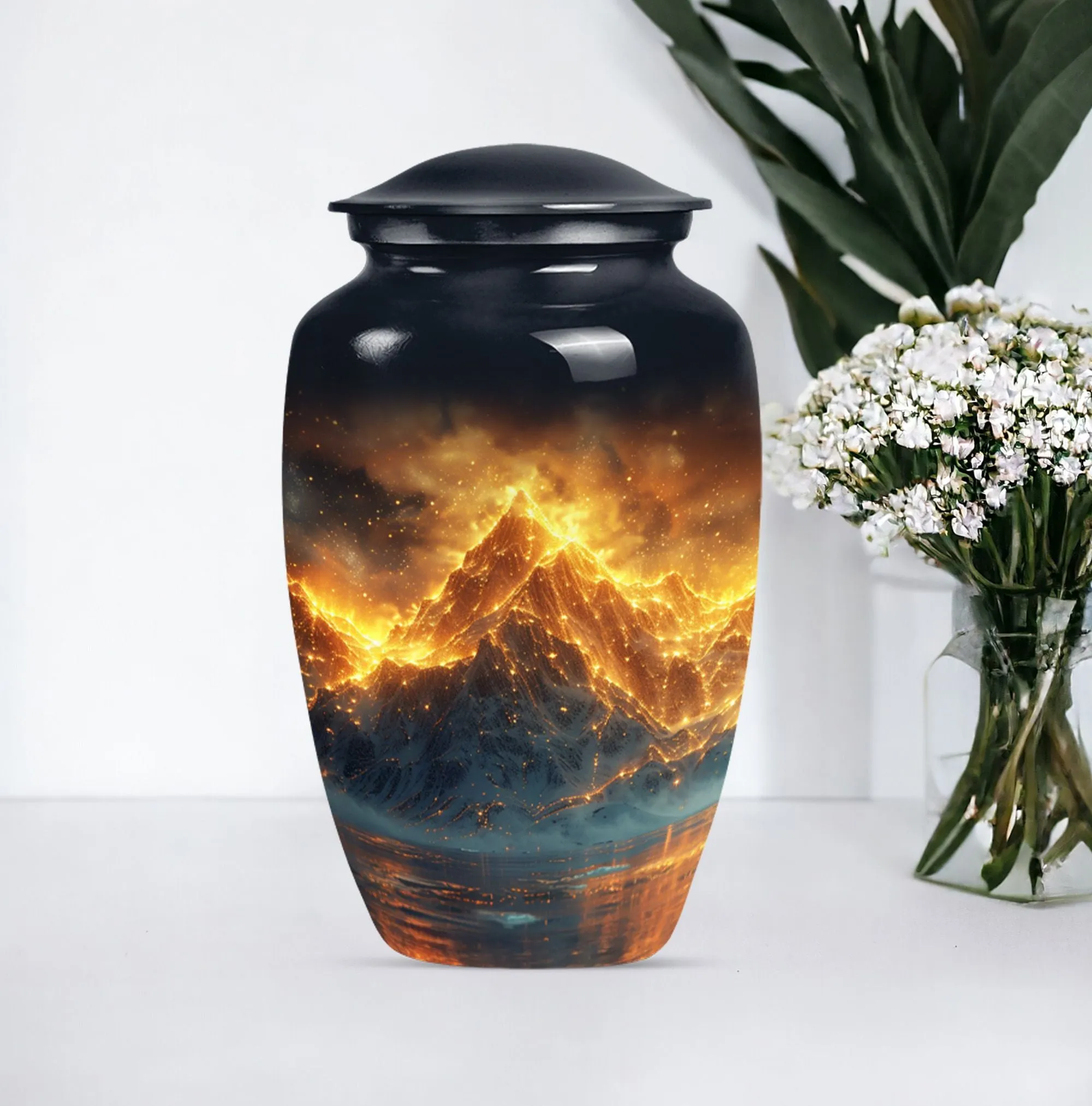 Mountain Majesty Memorial Urn - Lasting Homage for Loved Ones