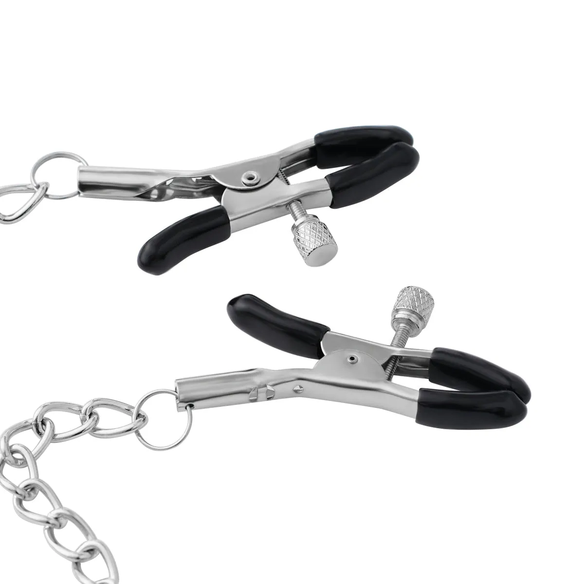 Nipple Clamps - "Slut" Alligator Nipple Clamps