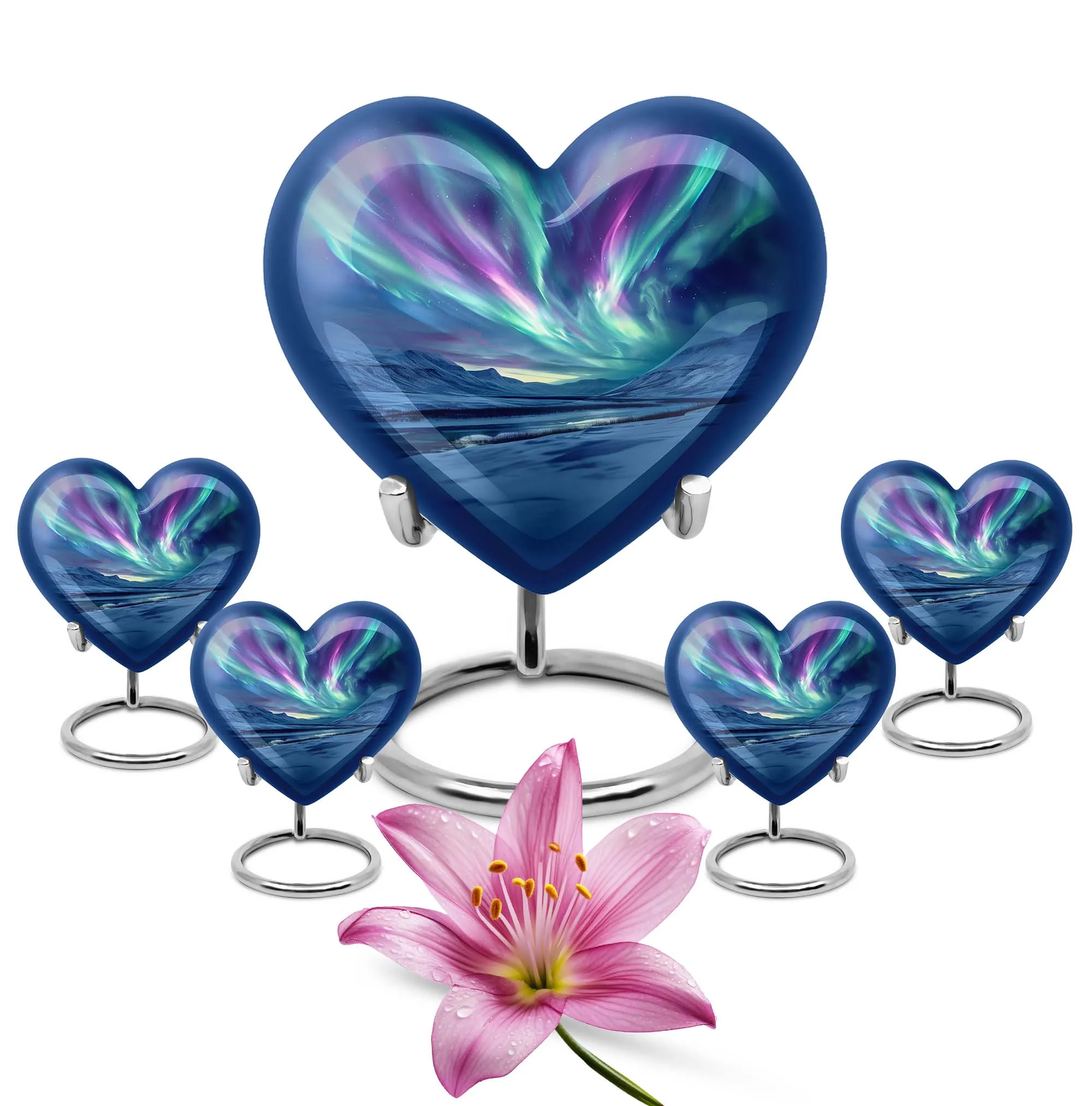 Northern Lights Sanctuary - Large Cremation Urn for Males