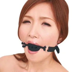 NPG - Captive Premium Kuchimari Ball Gag Medium (Black)