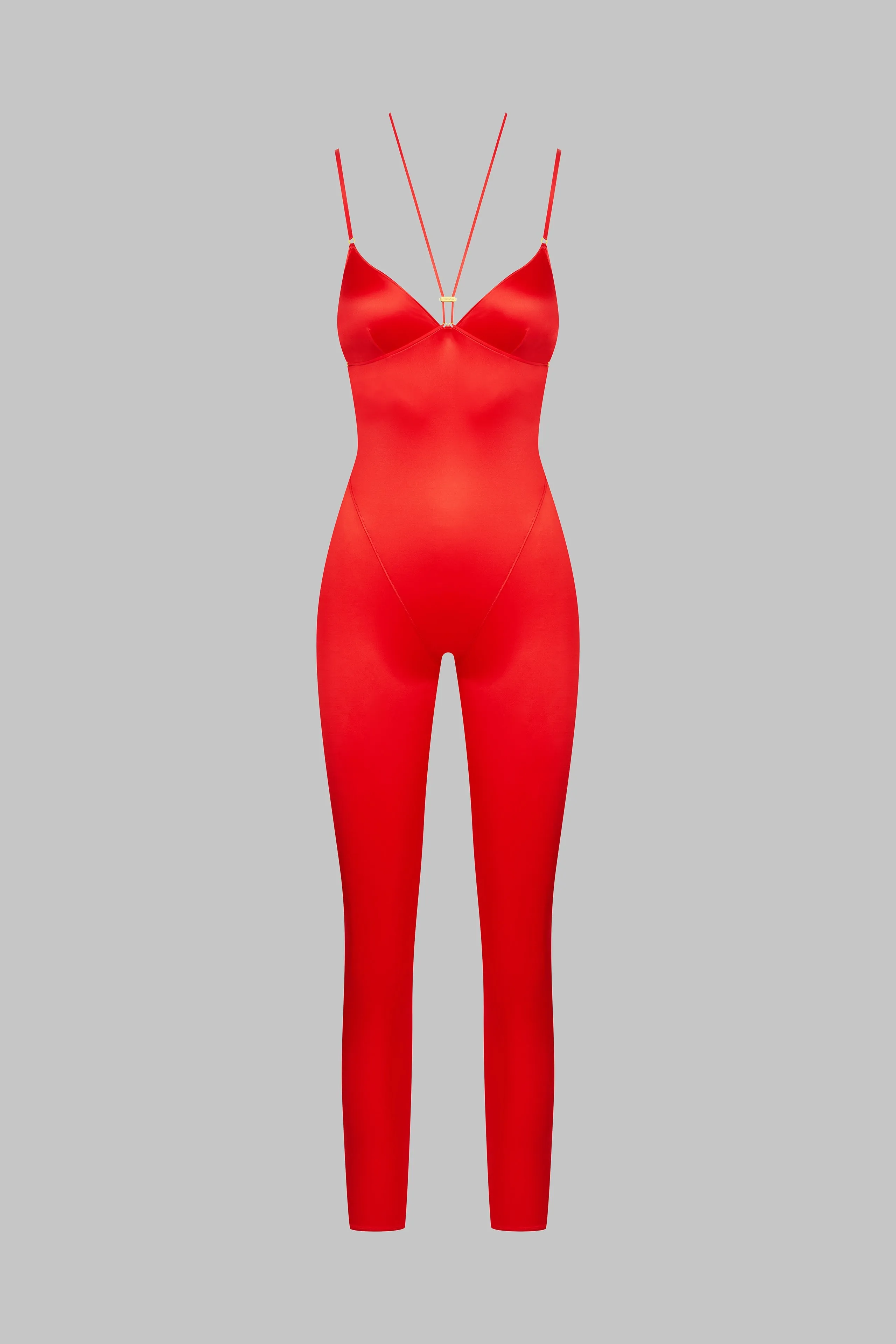 Open back strappy jumpsuit - French Kiss