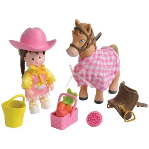 Paddywhack Lane® Trail Ride Pony Playset | 10-Piece Pretend Play Doll & Horse