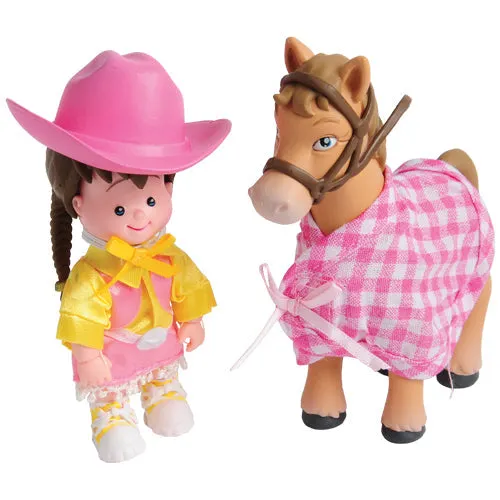 Paddywhack Lane® Trail Ride Pony Playset | 10-Piece Pretend Play Doll & Horse