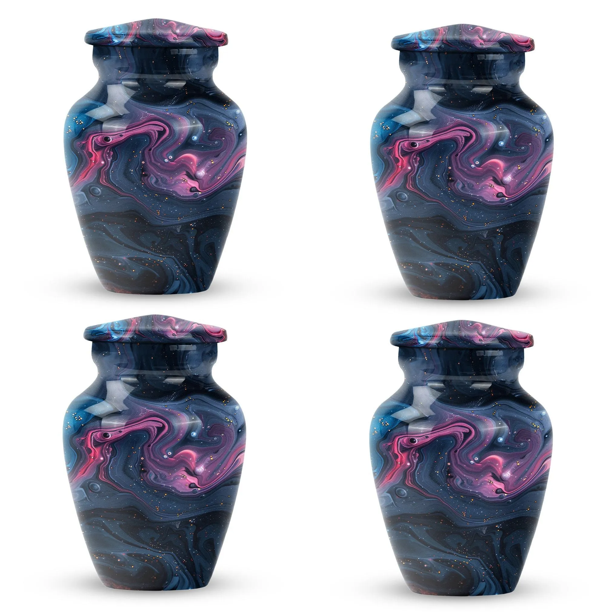 Pastel Swirl Cremation Urn for Treasured Remembrances