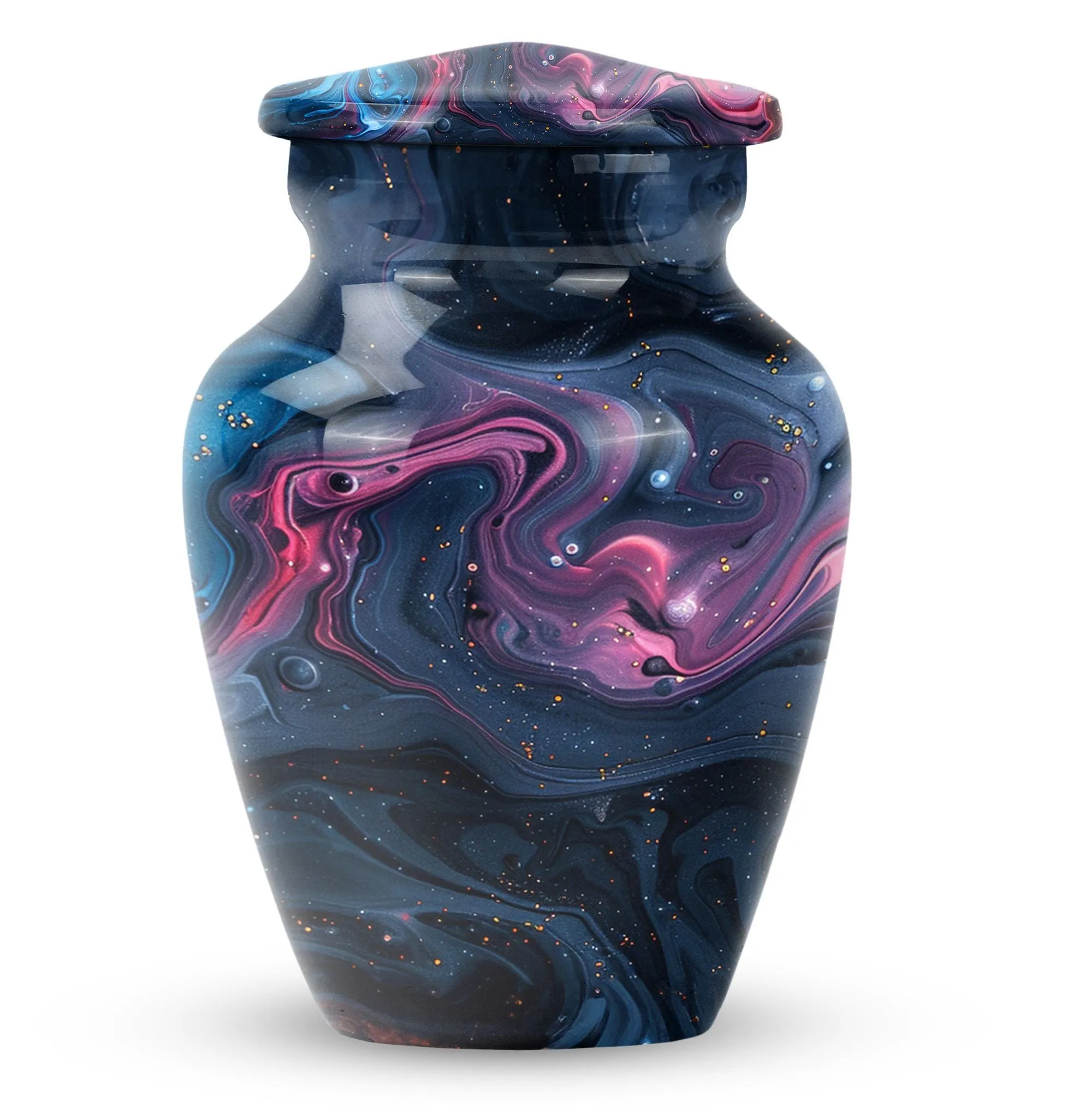 Pastel Swirl Cremation Urn for Treasured Remembrances