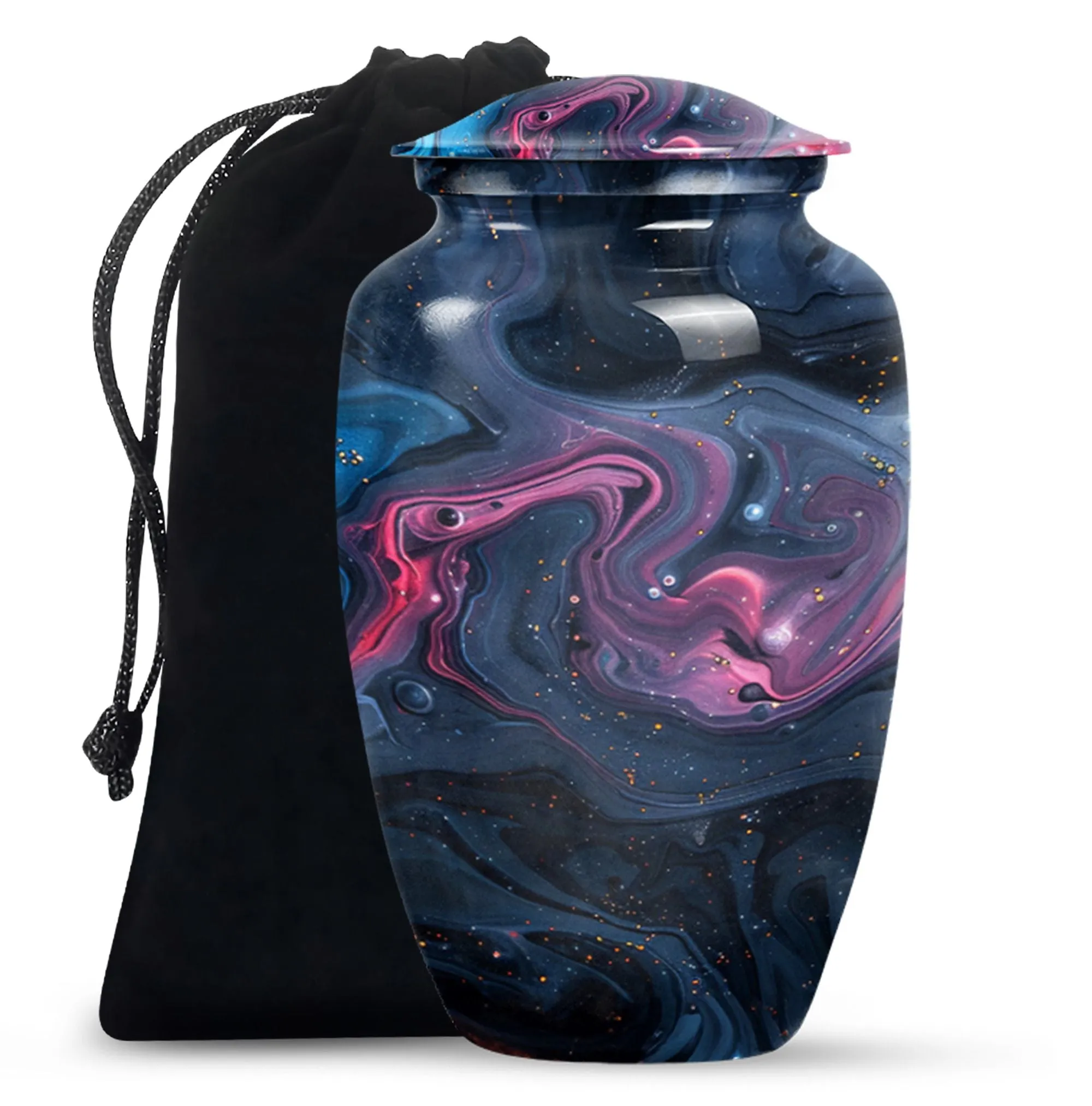 Pastel Swirl Cremation Urn for Treasured Remembrances