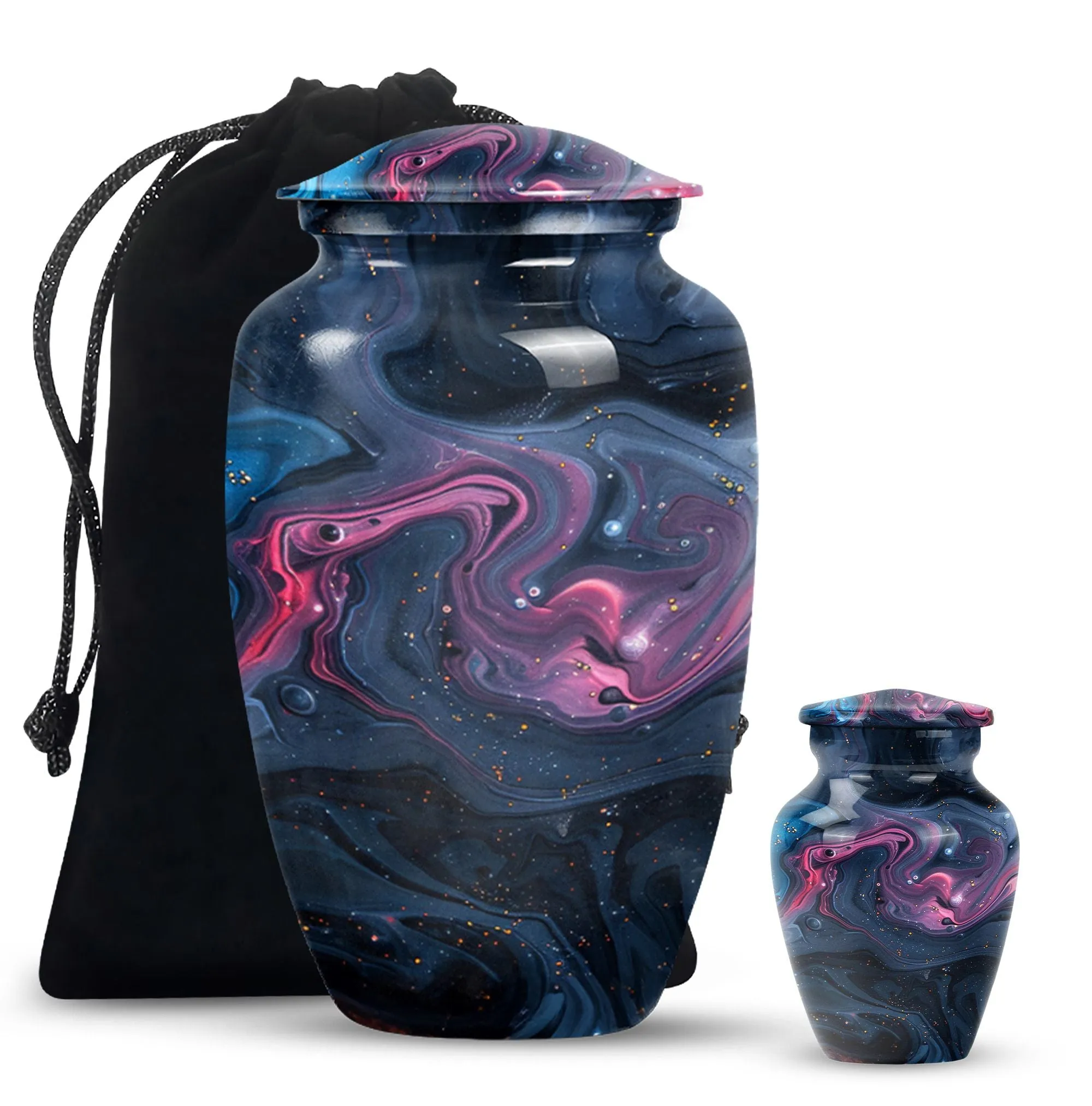 Pastel Swirl Cremation Urn for Treasured Remembrances
