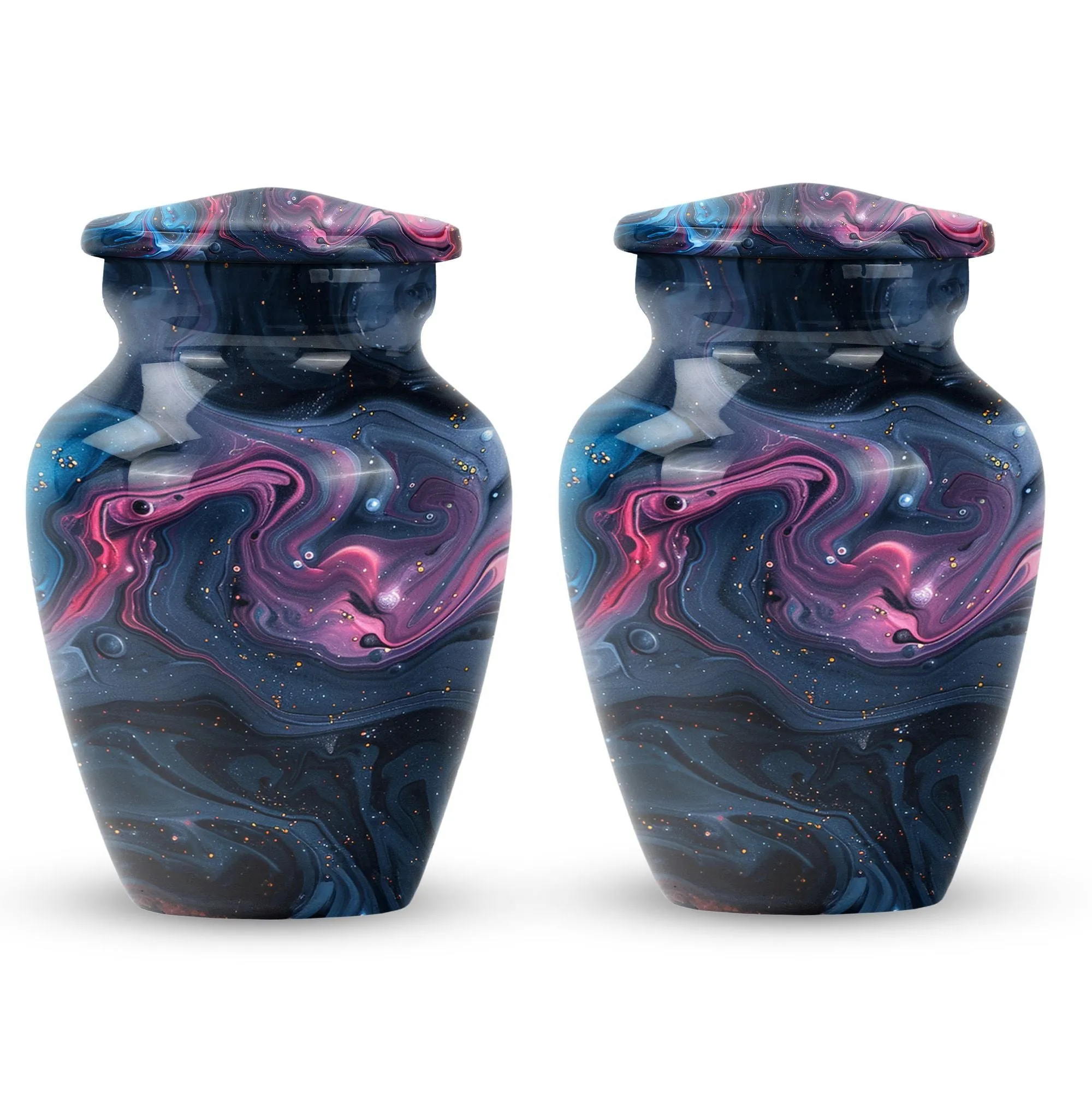 Pastel Swirl Cremation Urn for Treasured Remembrances