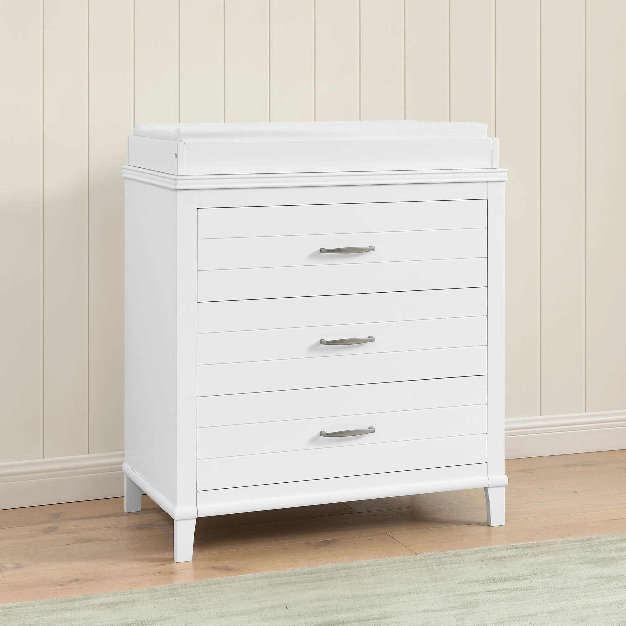 Phoebe 3 Drawer Dresser with Interlocking Drawers