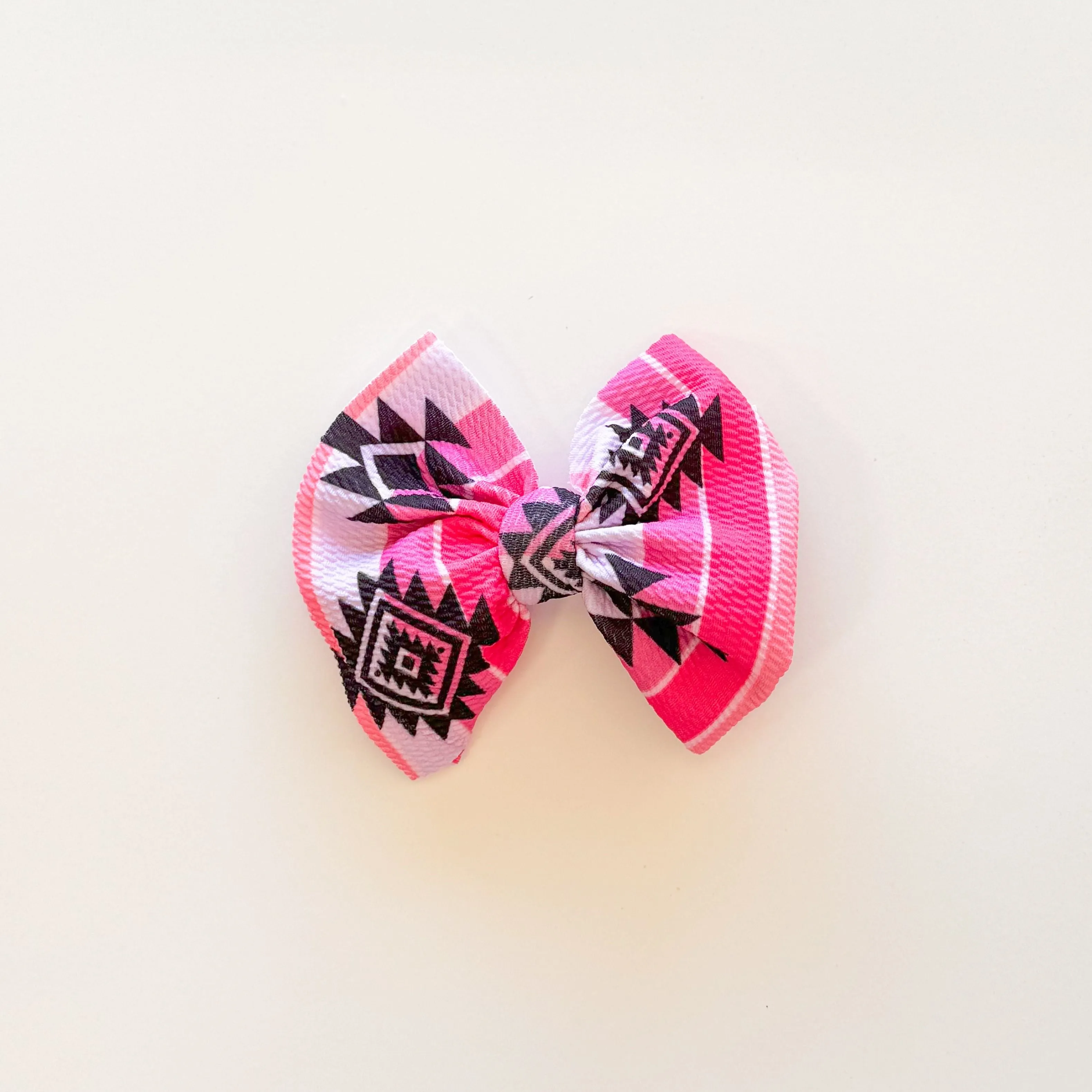 Pink Western Bow
