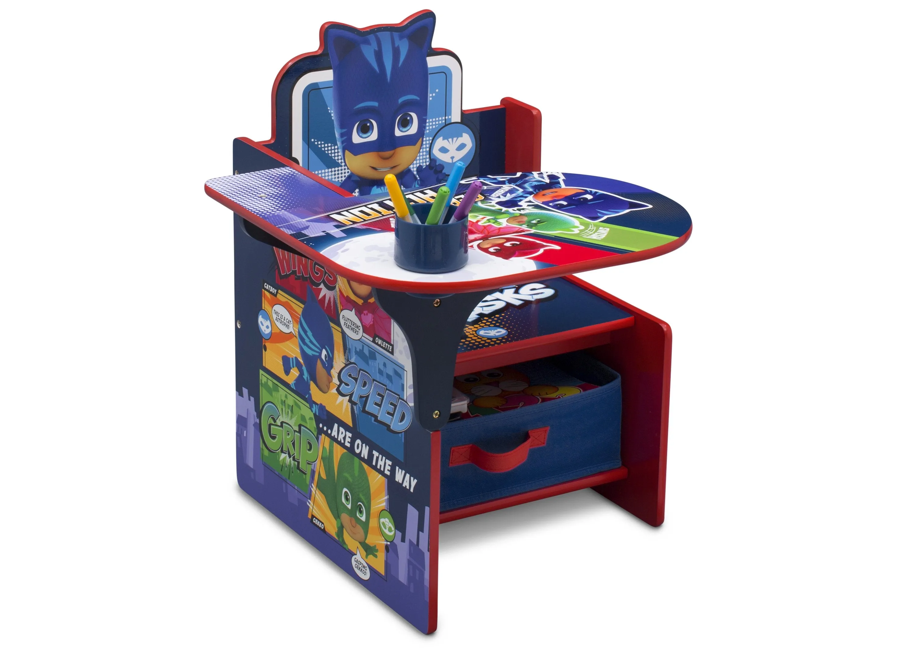 PJ Masks Chair Desk with Storage Bin