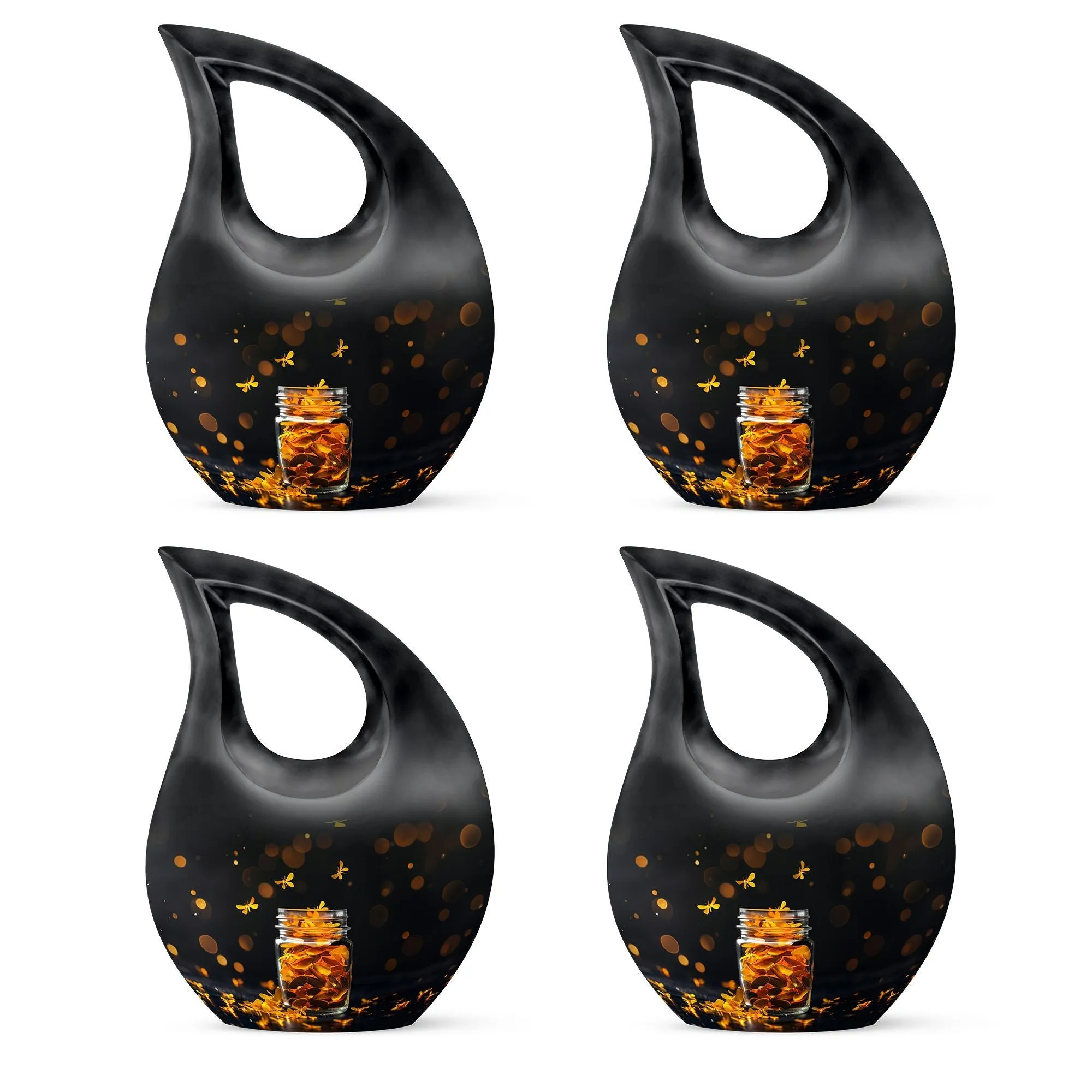 Pot Urn -  Container For Cremated Adult Human Ashes