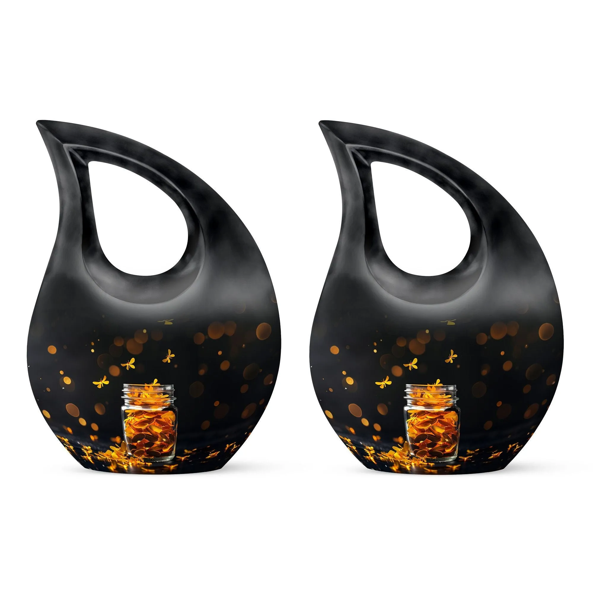 Pot Urn -  Container For Cremated Adult Human Ashes