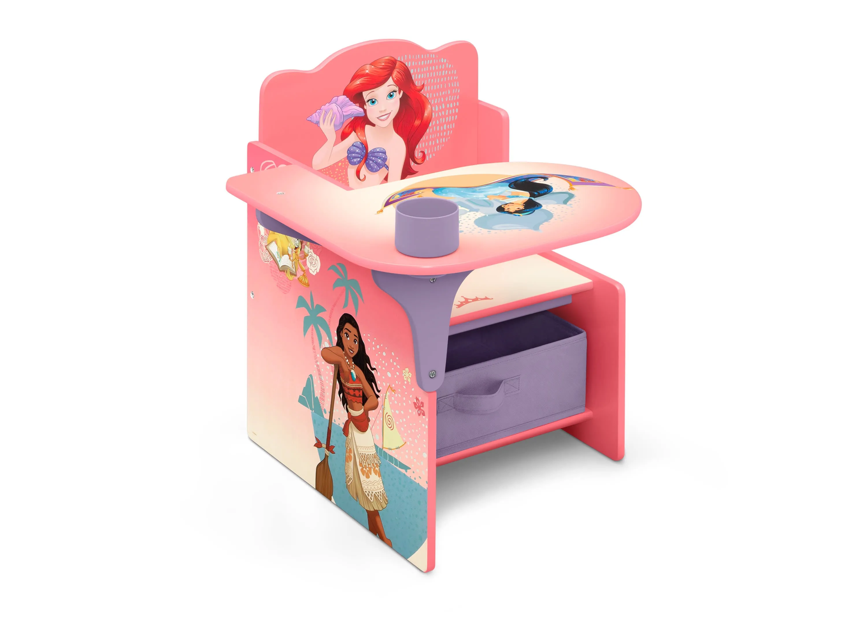 Princess Chair Desk with Storage Bin