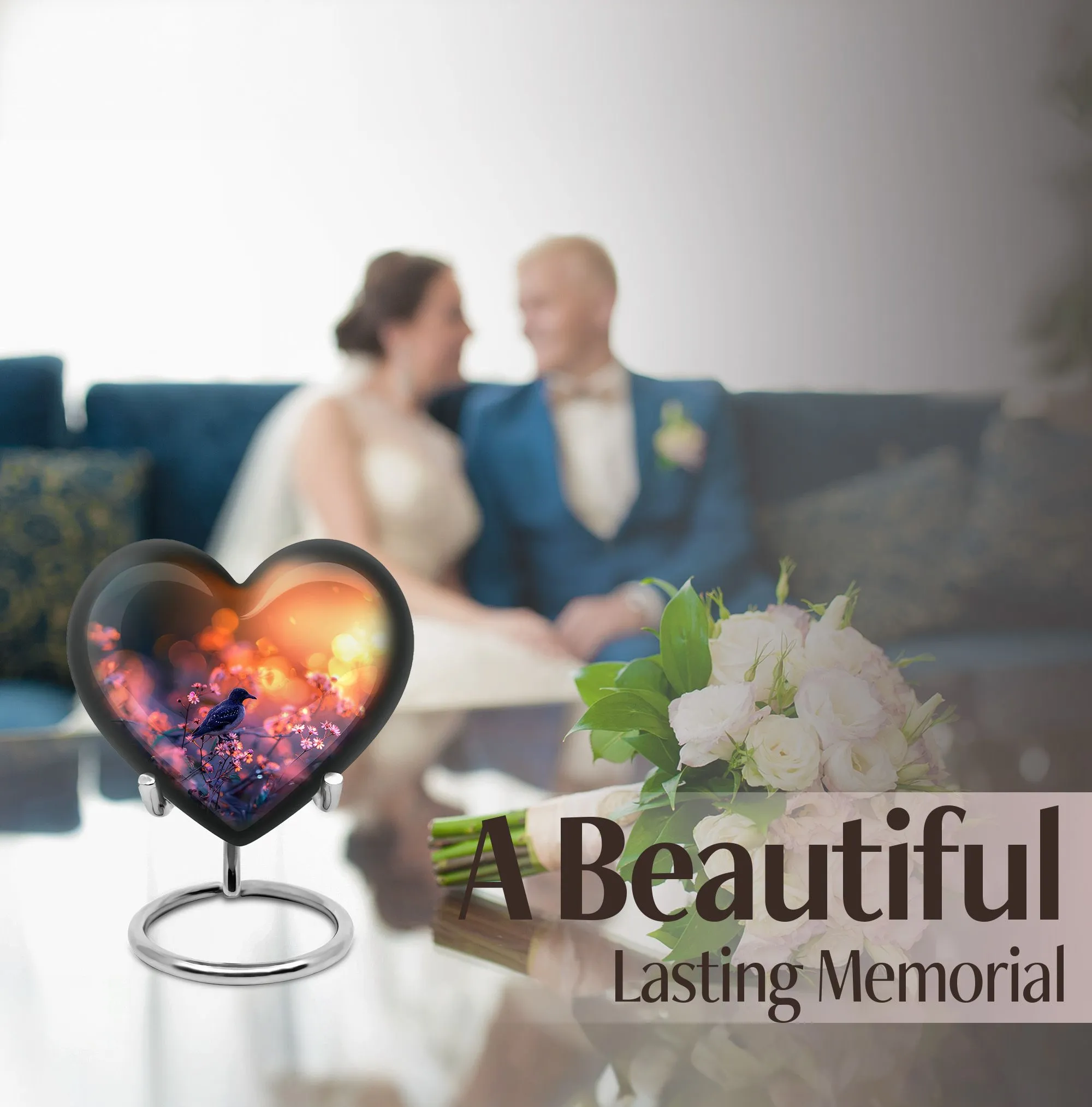 Puffin Bird Themed Remembrance Keepsake – A Solemn Memorial Urn