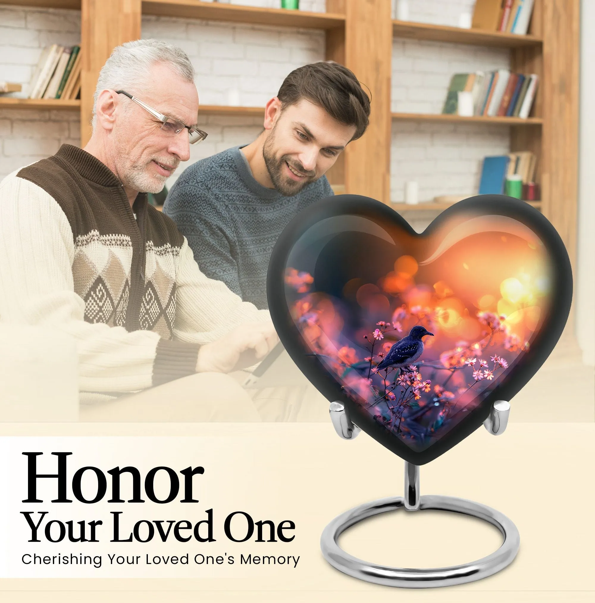 Puffin Bird Themed Remembrance Keepsake – A Solemn Memorial Urn