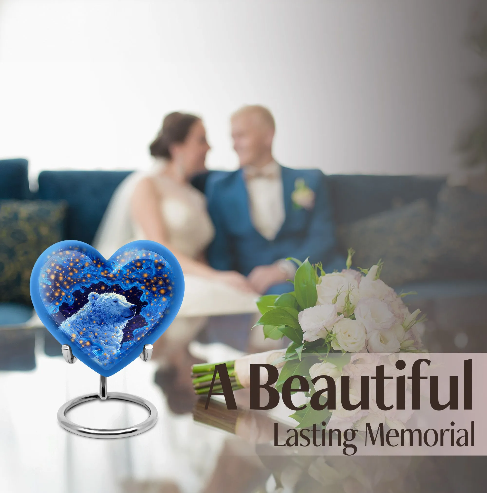 Remebrance Bear Urn - A Cherished Mom Memorial