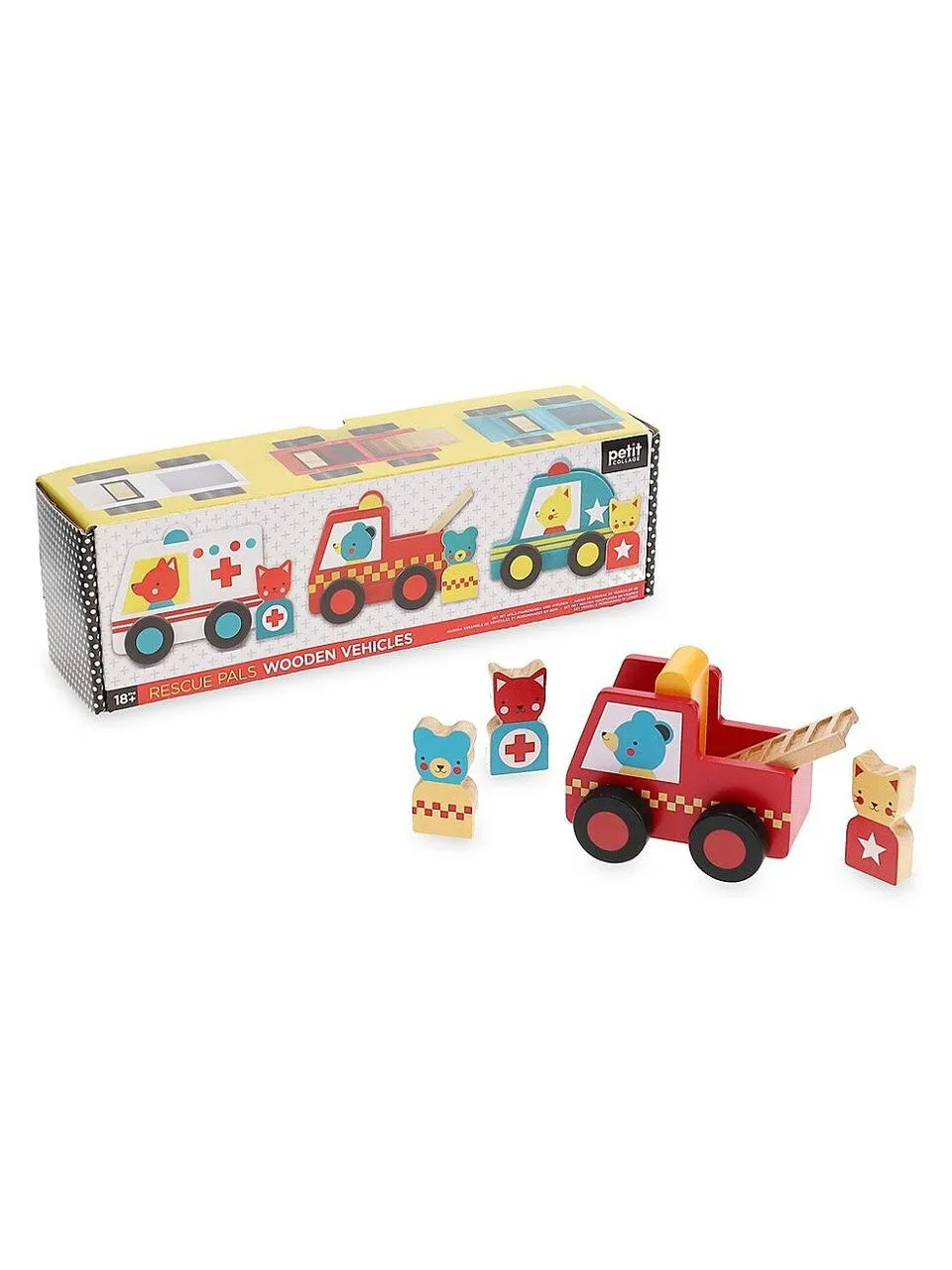 Rescue Pals Wooden Vehicles