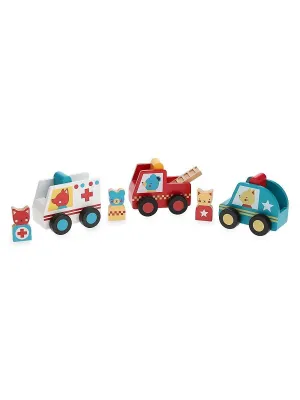 Rescue Pals Wooden Vehicles