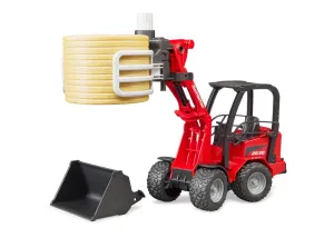 Schaeffer Compact Loader w Bale Gripper & Bale