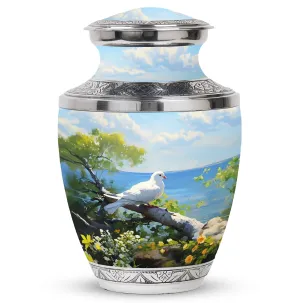 Serene Dove: Aesthetic Memorial Urn for Dignified Last Honors