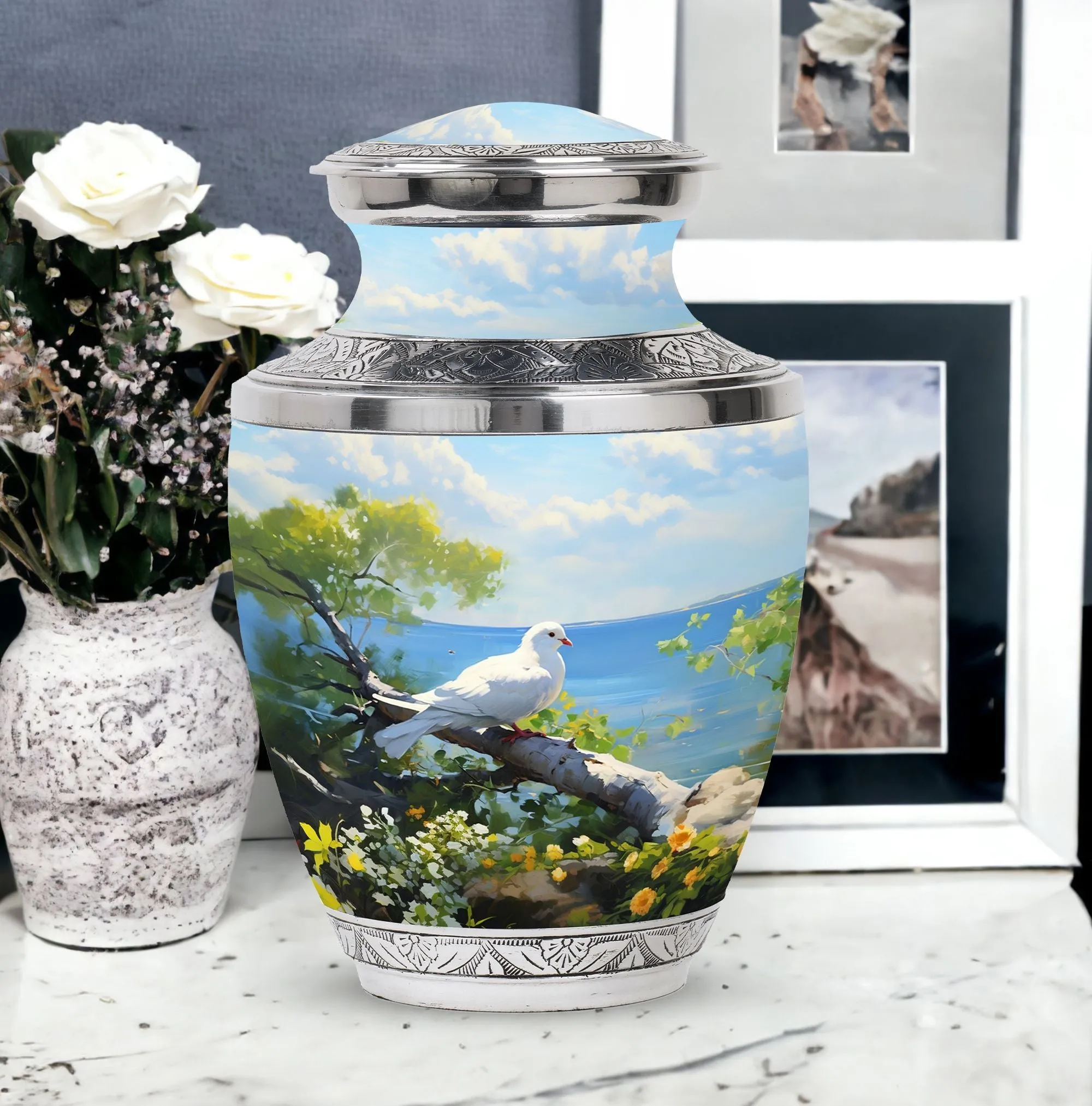 Serene Dove: Aesthetic Memorial Urn for Dignified Last Honors
