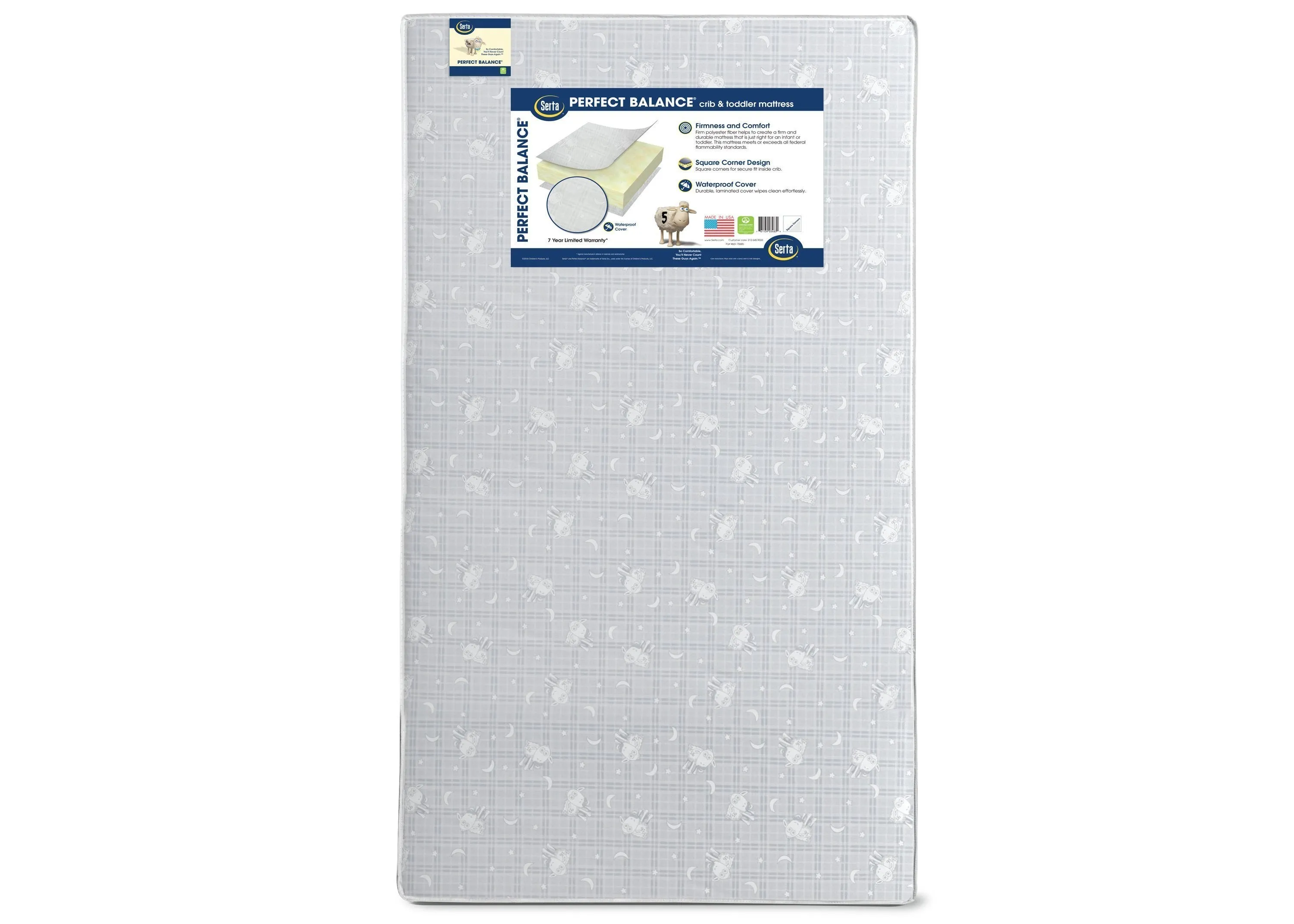 Serta Perfect Balance Crib and Toddler Mattress